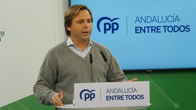 Archivo - El secretario general del PP-A, Antonio Repullo