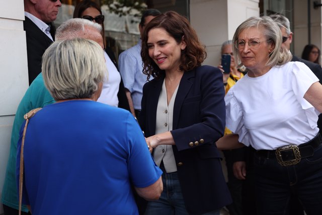 Isabel Díaz Ayuso en Aranjuez