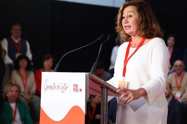 Archivo - La presidenta de Baleares, Francina Armengol. 