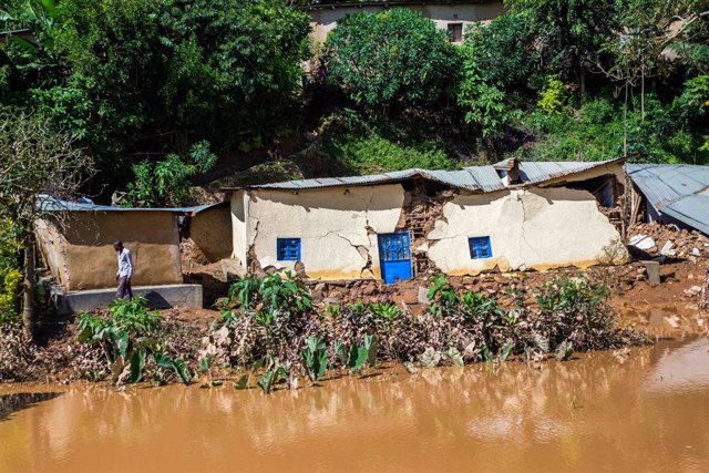 Archivo - Inundaciones en la capital de Ruanda, Kigali, en mayo de 2020 (archivo)