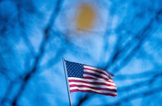 Archivo - Bandera de Estados Unidos
