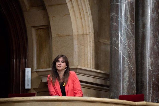 La presidenta de Junts i expresidenta del Parlament, Laura Borràs