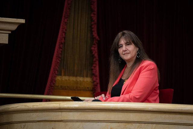 La presidenta de Junts i expresidenta del Parlament, Laura Borràs