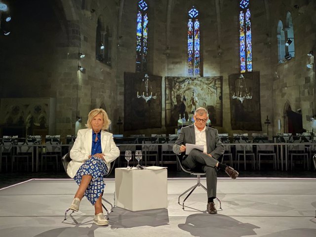 El director del Festival de Peralada, Oriol Aguilà, i la presidenta de la Fundació Castell de Peralada, Isabel Suqué
