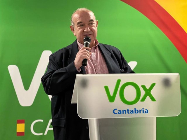 El presidente de Vox Cantabria, Emilio del Valle