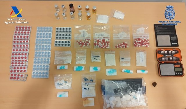 Dos detenidos y desarticulado un punto de venta de la nueva droga Alpha en zonas de ocio