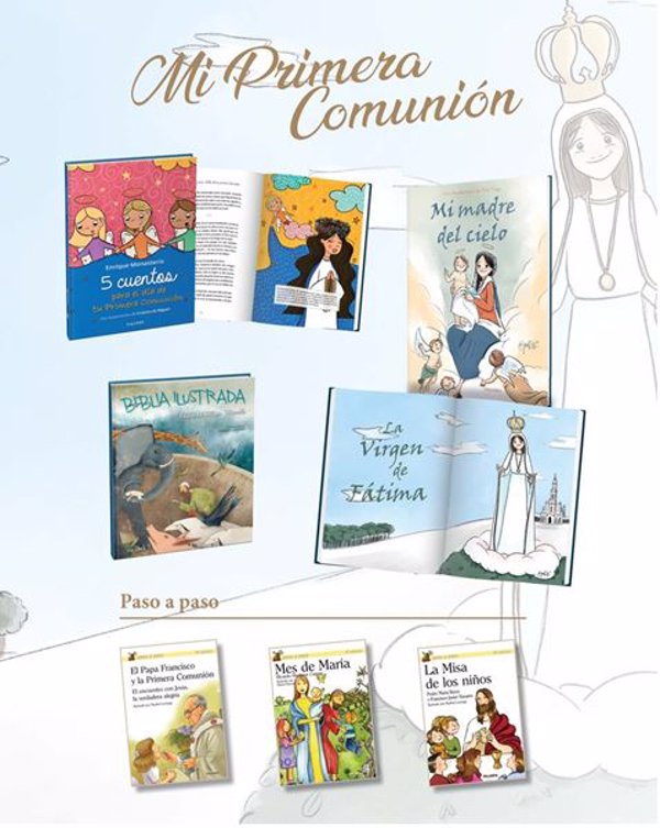 Preparación para la Primera Comunión: libros adaptados a su edad