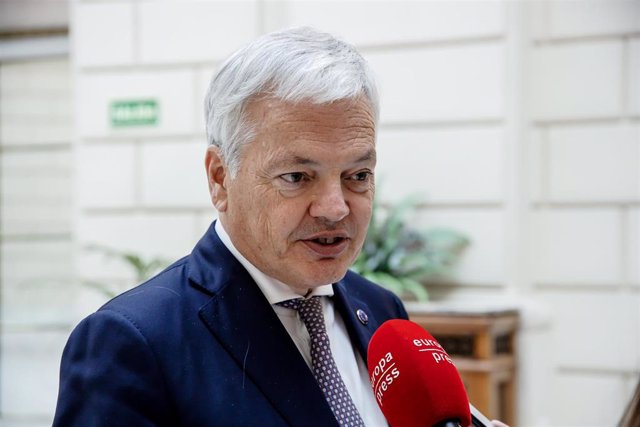 Archivo - El comisario europeo de Justicia, Didier Reynders