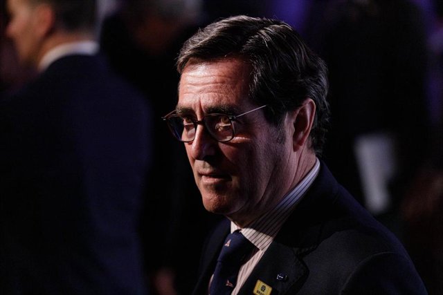 El presidente de la CEOE, Antonio Garamendi