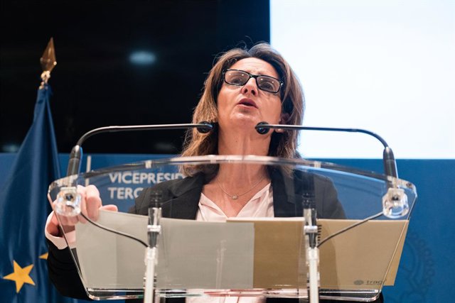 La vicepresidenta tercera i ministra per a la Transició Ecològica i Repte Demogràfic, Teresa Ribera
