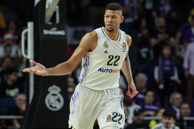 Archivo - El jugador del Real Madrid Walter Tavares durante un partido