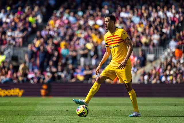El jugador i capità del FC Barcelona Sergio Busquets 