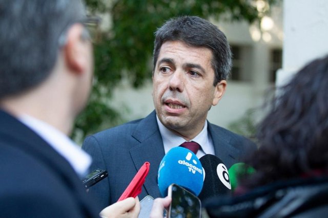 Archivo - El presidente del PPCV, Carlos Mazón