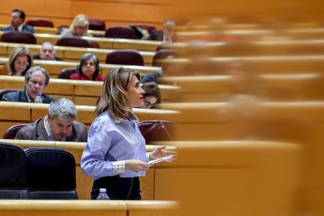 Archivo - La ministra de Transports, Mobilitat i Agenda Urbana, Raquel Sánchez