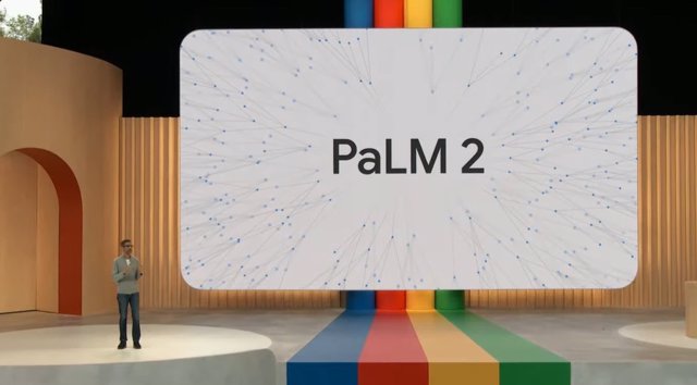 Presentación de PaLM 2 en Google I/O 2023