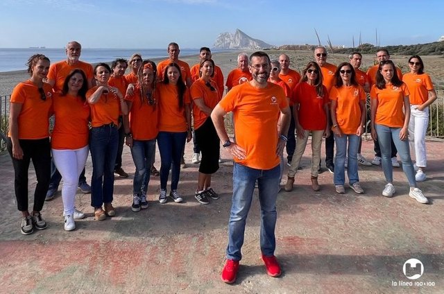 El alcalde de La Línea con la candidatura a las elecciones del 28M.