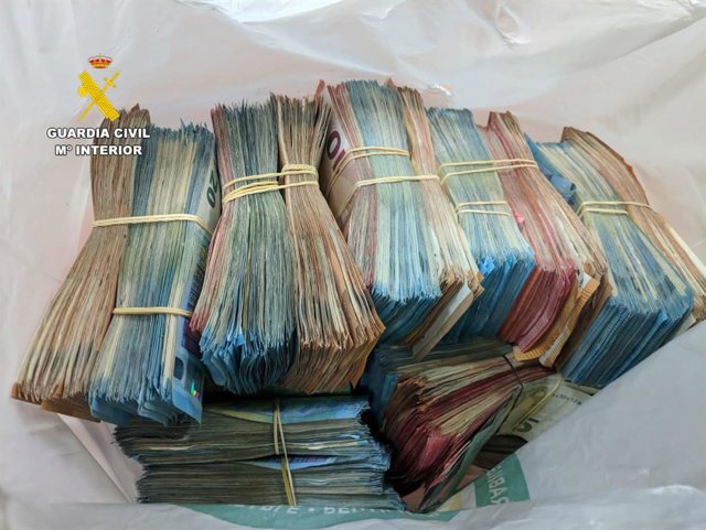 Dinero intervenido en prevención del blanqueo