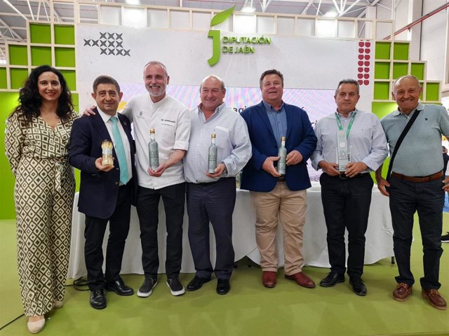 El chef Rodrigo de la Calle en el stand de la Diputación de Jaén