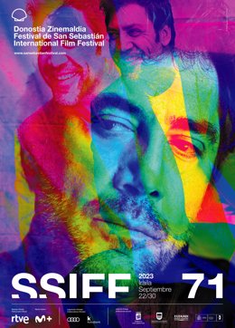 Javier Bardem protagoniza el cartel de la 71ª edición del Festival de San Sebastián y recibirá un Premio Donostia