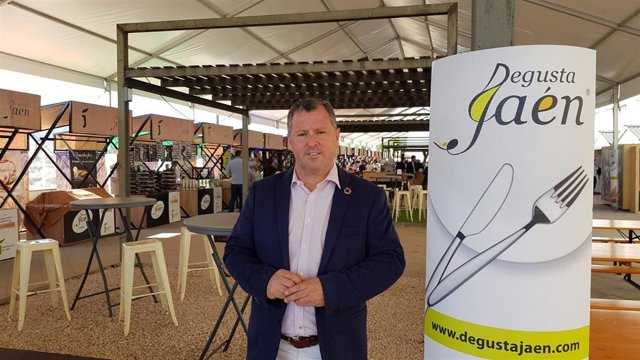 Pedro Bruno en la presentación del I Premio de Cocina Degusta Jaén