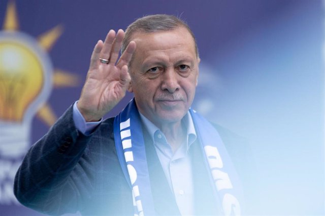 El presidente de Turquía y candidato a la reelección, Recep Tayyip Erdogan