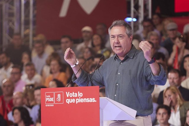 El secretario general del PSOE de Andalucía en una imagen de archivo 