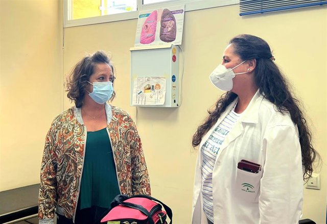 Visita al consultorio de Guarromán.