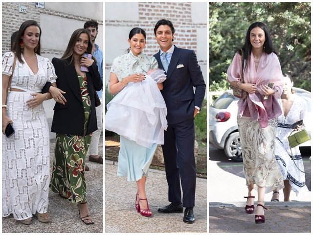 María y Marta Pombo, y Victoria Federica, entre las invitadas al bautizo de Federico, hijo de Tomás Páramo y María García de Jaime