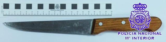 Archivo - Imagen de archivo de un cuchillo intervenido