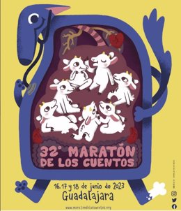 Cartel de Maratón de Cuentos Guadalajara
