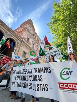 Los funcionarios de Justicia retoman los paros de 24h.