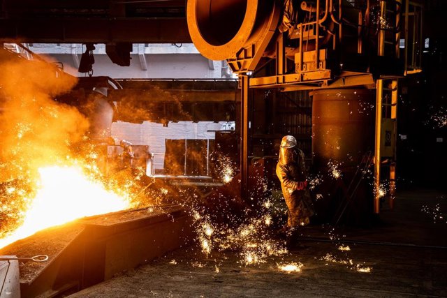 Archivo - Planta metalúrgica.