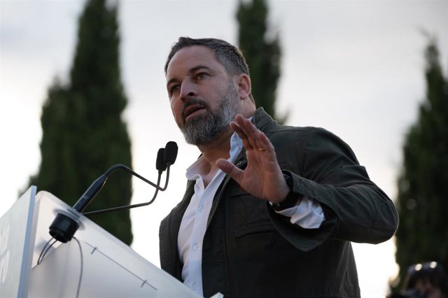 El líder de Vox, Santiago Abascal