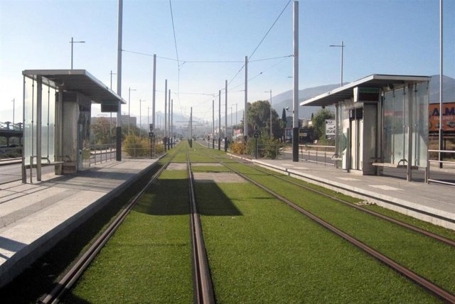 Archivo - Trazado del tranvía de Jaén.