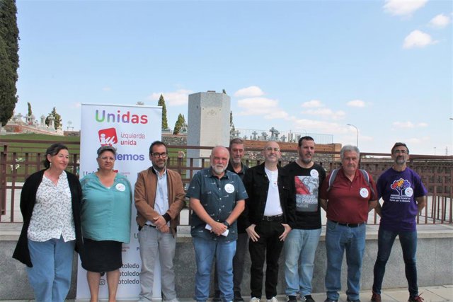 El candidato de Unidas Izquierda Unida - Podemos a la Alcaldía de Toledo, Txema Fernández