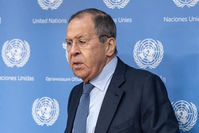 El ministro de Exteriores ruso, Sergei Lavrov 