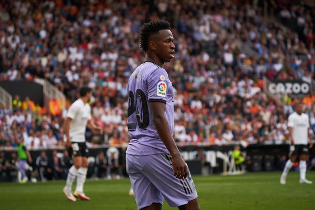 Imatge del jugador del Reial Madrid Vinícius 