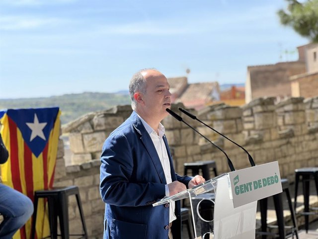 Jordi Turull a Cervera (Lleida)