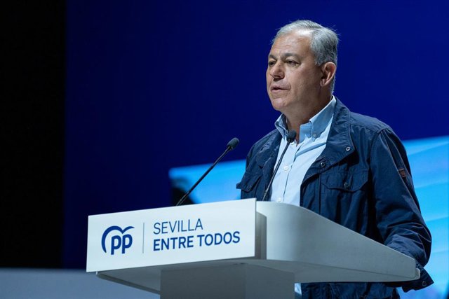 El candidato del PP a la Alcaldía de Sevilla, José Luis Sanz.