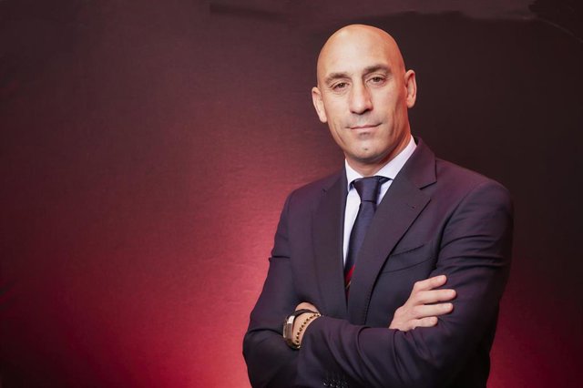 Archivo - El presidente de la Real Federación Española de Fútbol, Luis Rubiales