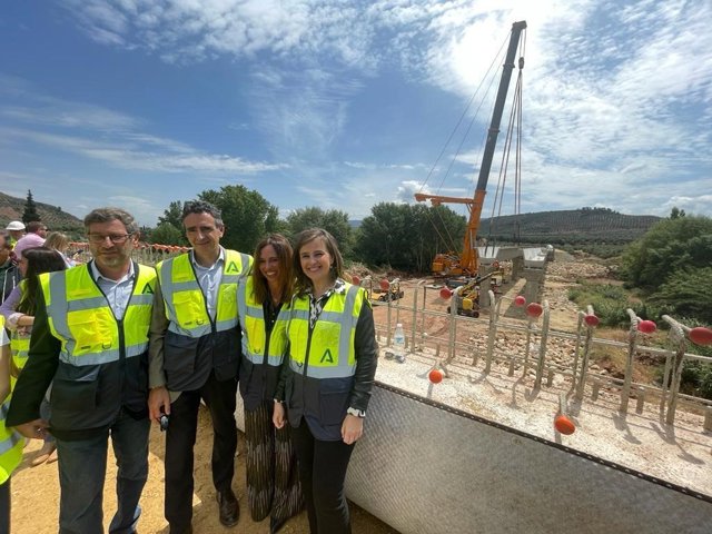 Visita a las obras.