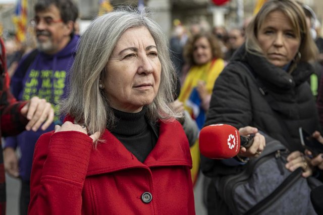 Archivo - La presidenta de l'ANC, Dolors Feliu