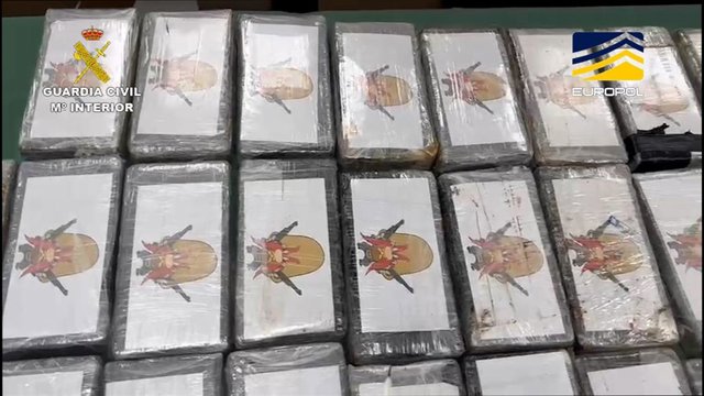Cocaína intervenida en el puerto de Algeciras a la banda del 'Risitas'.