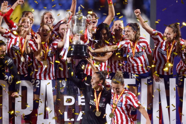 El Atlético de Madrid, campeón de la Copa de la Reina