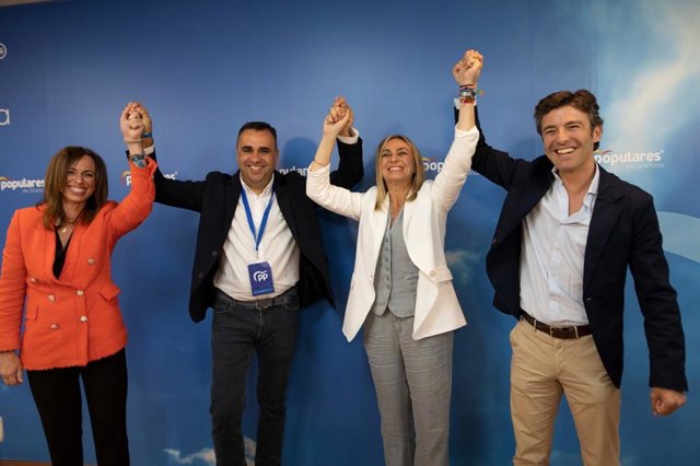 Rocío Díaz, Francisco Rodríguez, Marifrán Carazo y Jorge Saavedra, del PP