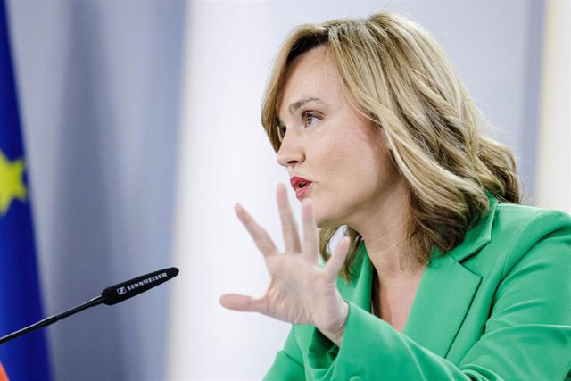 La ministra de Educación y Formación Profesional, Pilar Alegría, 