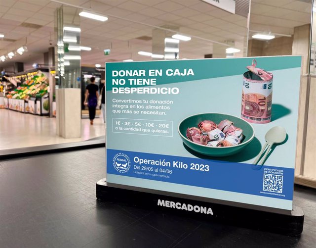 Mercadona.- Las 59 tiendas de Mercadona en Galicia participan en la operación Kilo 2023 de Bancos de Alimentos