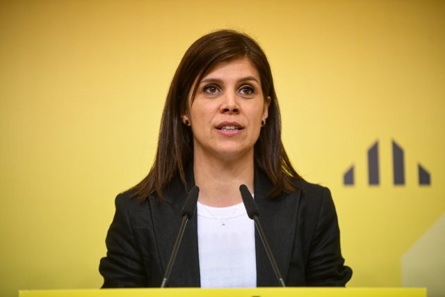 Archivo - La secretària general adjunta i portaveu d'ERC, Marta Vilalta