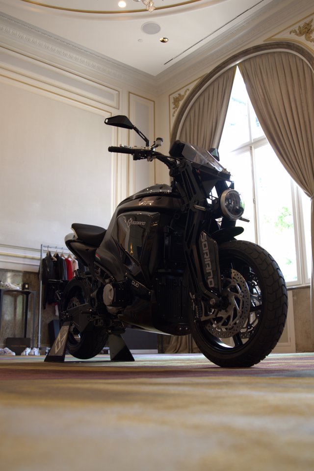 La motocicleta V1S de Soriano Motori