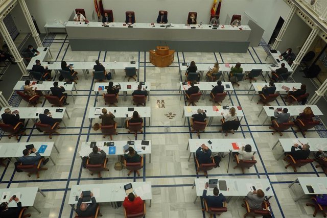 Archivo - Imagen del Pleno de la Asamblea Regional